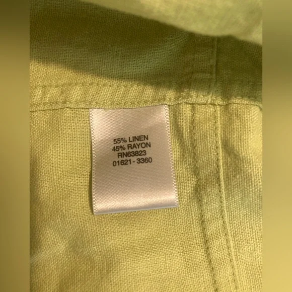 NWT linen-rayon XL Christopher & Banks jacket - Picture 7 of 9